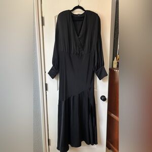 Eloquii Black Long Sleeve Dress
